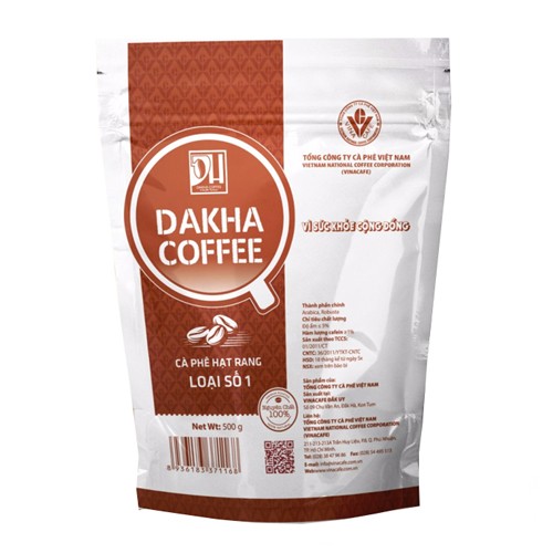 Cà phê Đắk Hà hạt rang mộc (1 kg)
